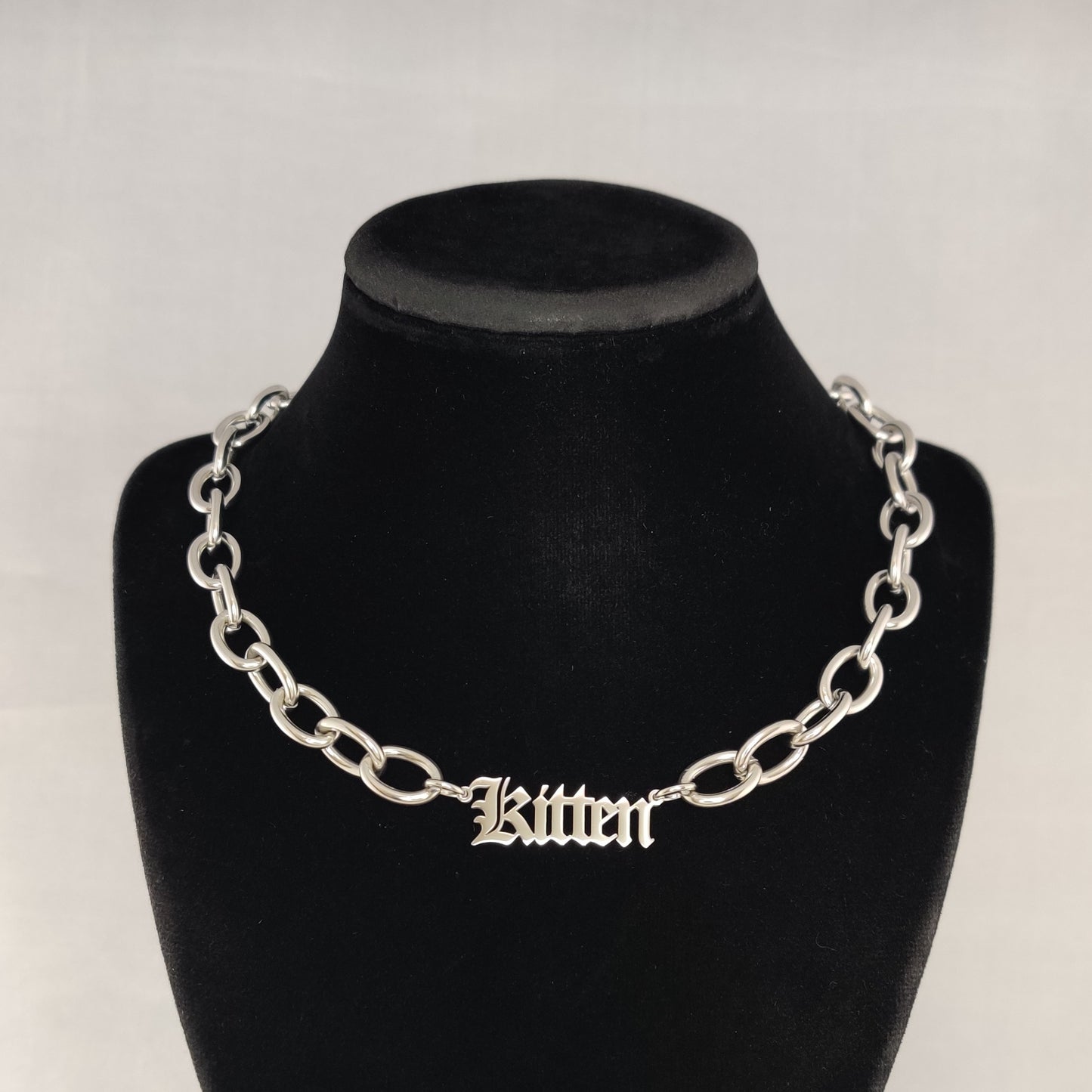 Stainless Steel Kitten chain choker