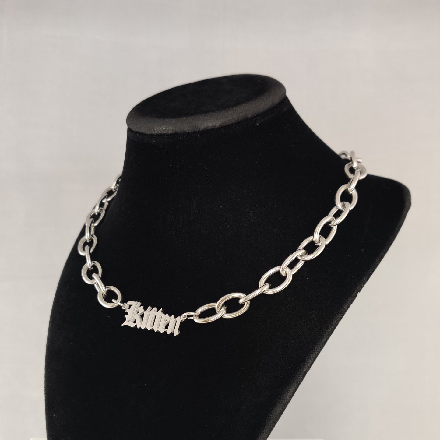 Stainless Steel Kitten chain choker