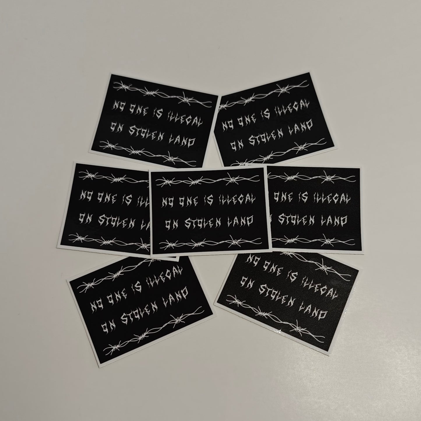 MINI No one is illegal sticker