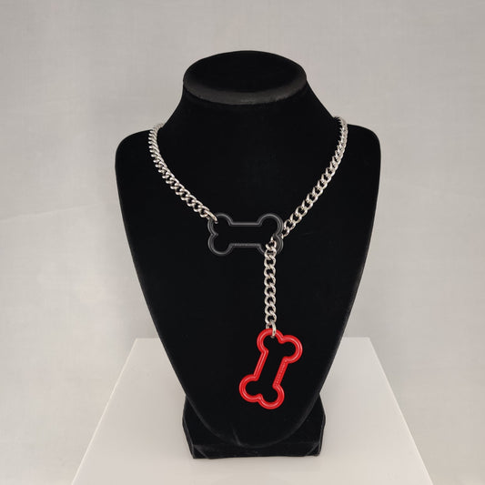 Mismatched Doggy Bone slip chain