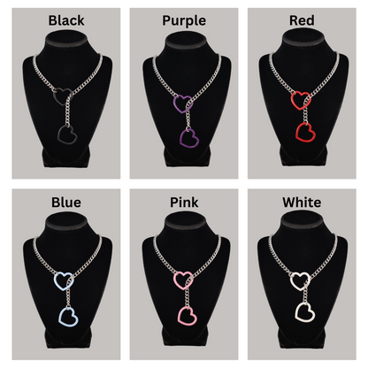 Colorful Heart slip chain