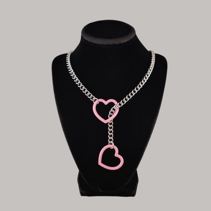 Colorful Heart slip chain