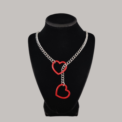 Colorful Heart slip chain
