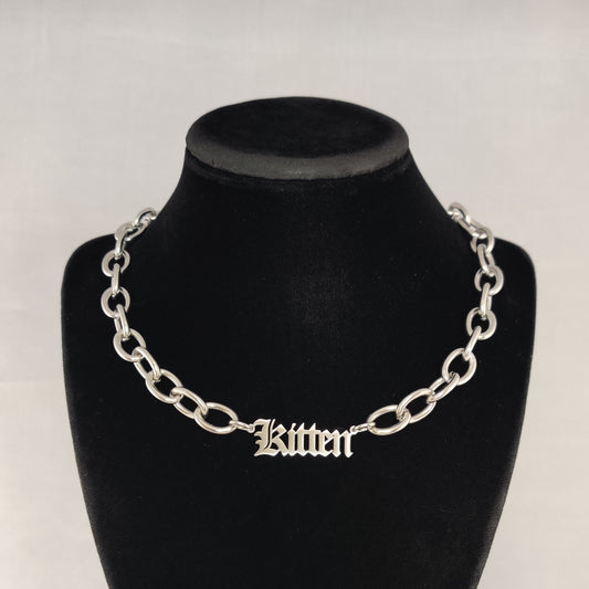 Stainless Steel Kitten chain choker