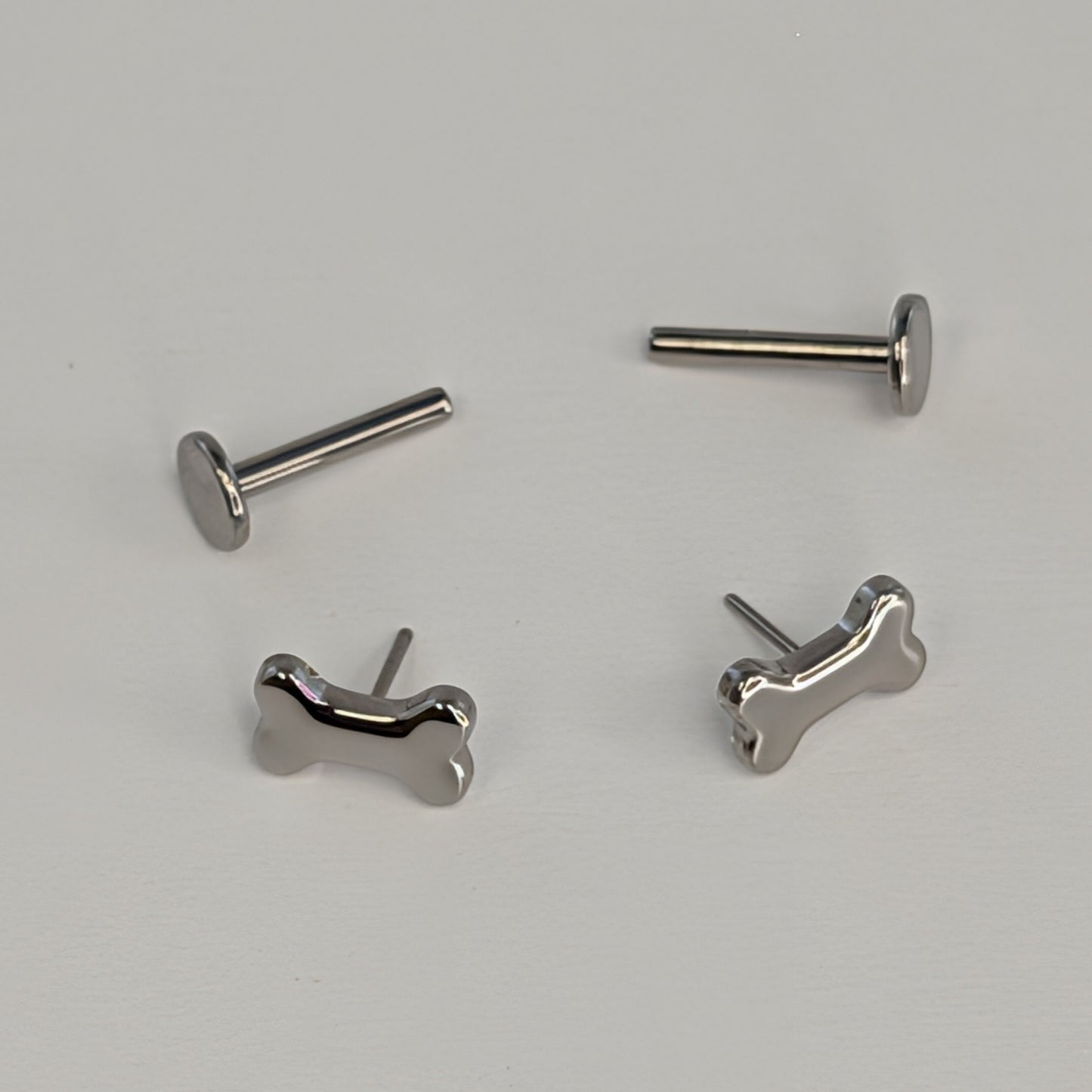 Doggy Bone Studs - Pair