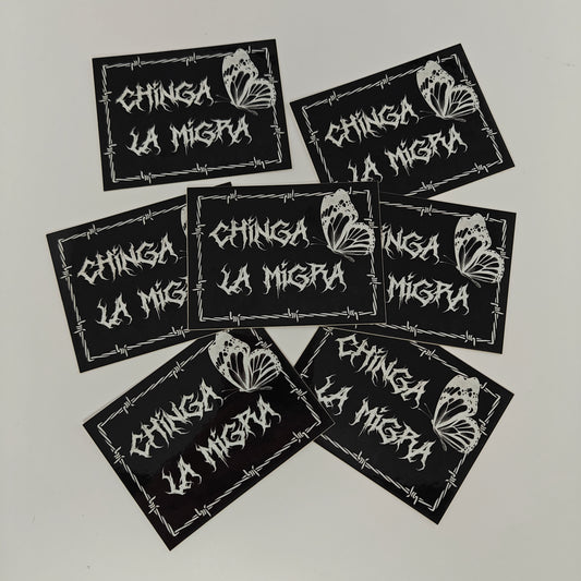 Chinga La Migra sticker