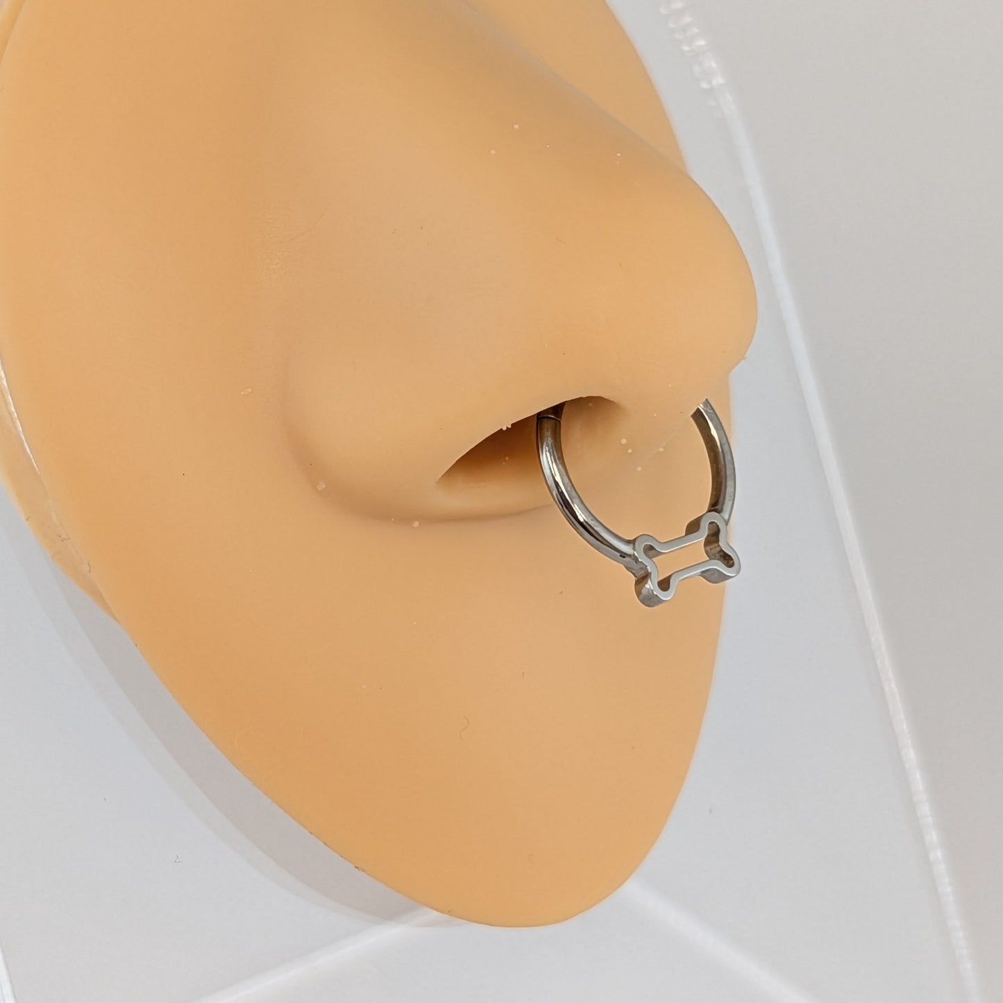 Spikeless Doggy Bone Clicker 14g (12mm)