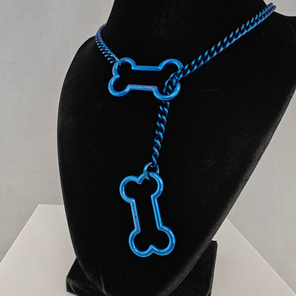 Colorful Doggy Bone slip chain