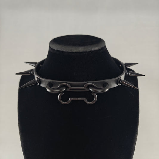 Doggy Bone choker w/ spikes (MTO)