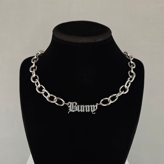 Bunny chain choker