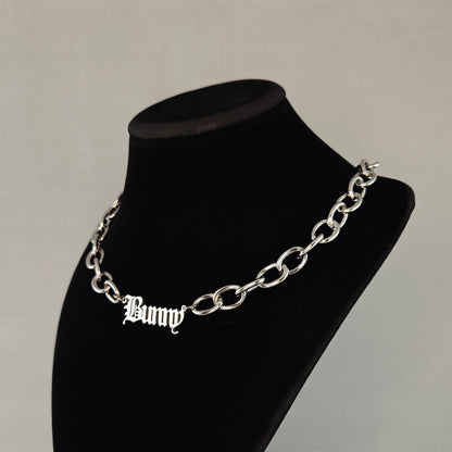 Bunny chain choker