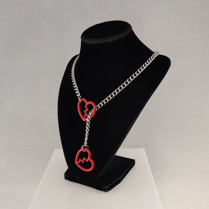 Colorful Heart Breaker slip chain