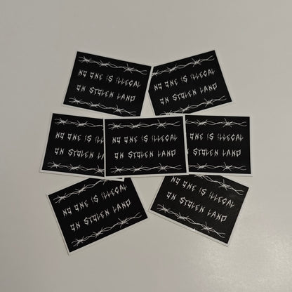 MINI No one is illegal sticker