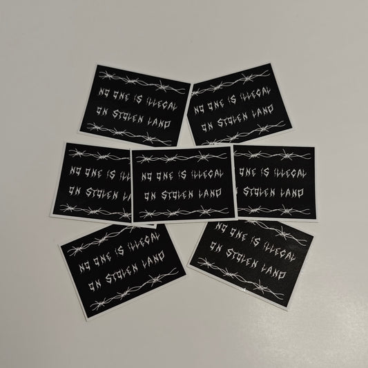 MINI No one is illegal sticker