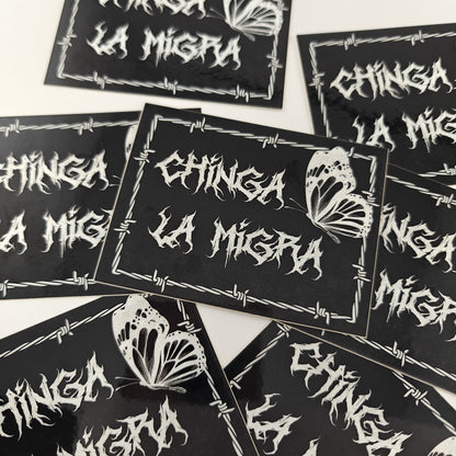Chinga La Migra sticker