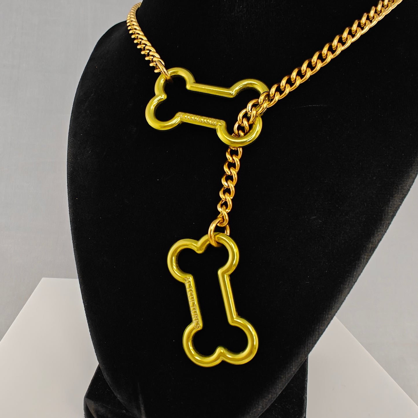 Colorful Doggy Bone slip chain