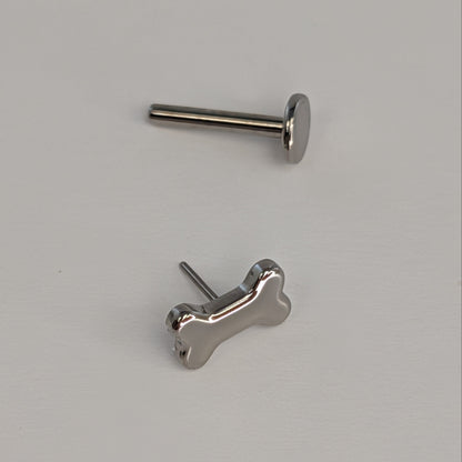 Doggy Bone Stud (2 colors) - Single